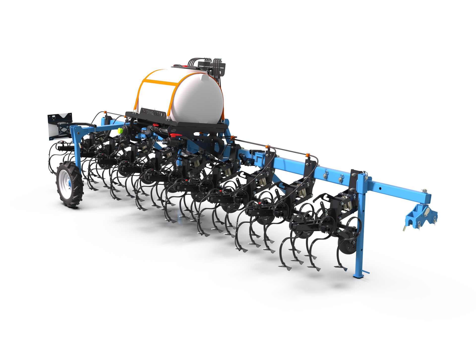 Культиватор універсальний міжрядний (КУМ)  з рідкими добривами